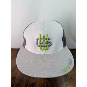 Men's Wyld Gear Cream/Gray Small/Medium Fitted Mesh Back Trucker Hat Cap